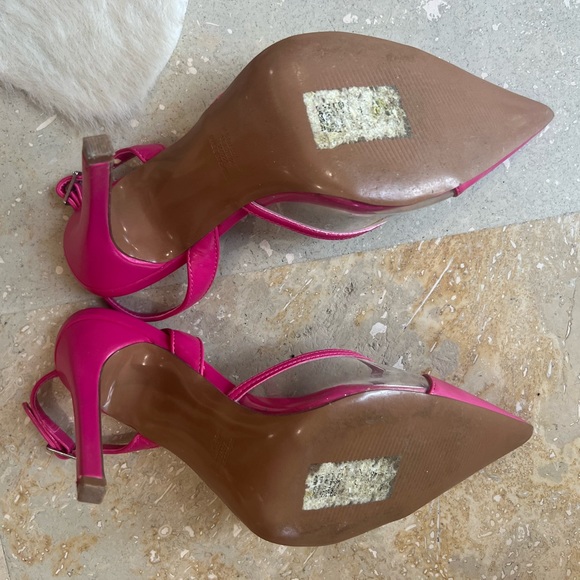 ASOS design pink strappy heels size 8 - Picture 8 of 8